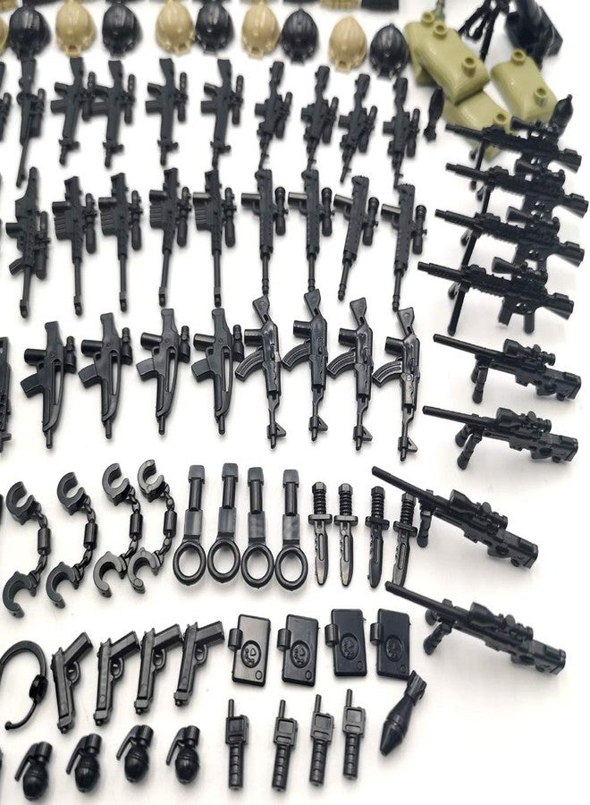 ZHX Weapon Pack Military Weapon Accessories Army Guns Simulate Battle Building Blocks Brick Toys for Kids - Image 5